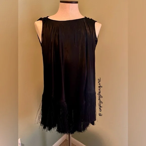NWT! Banana Republic Silky-Crepe Fringe Top - Black - Size XL is available  for purchase on au PAY Market - Imported Goods Online Store Co.Ltd. | au  PAY Market - Online Shopping Site